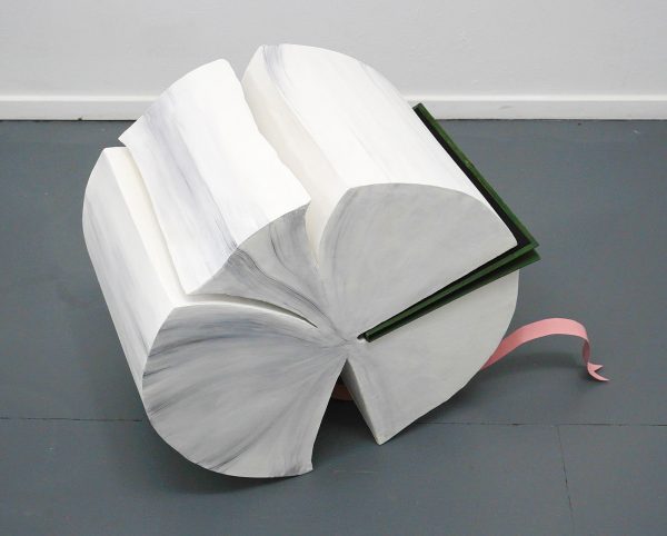 Micha Patiniott - The Full Story - 61x61x41cm Papier, lijm, klei, olieverf en linnen