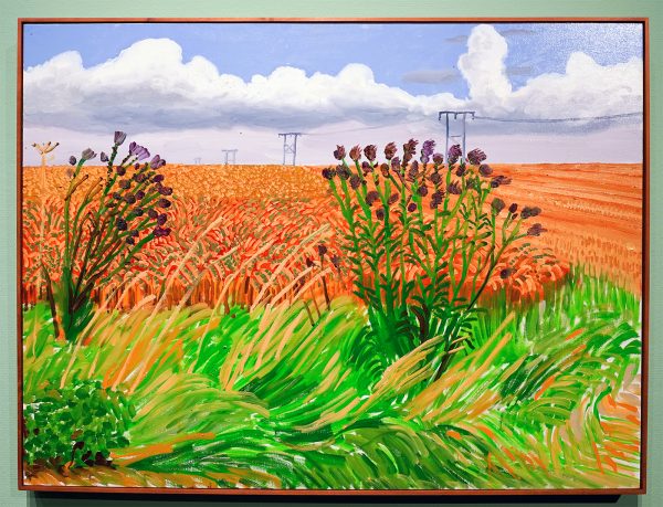 David Hockney - Tarweveld bij Woldgate - Olieverf op doek, 2006