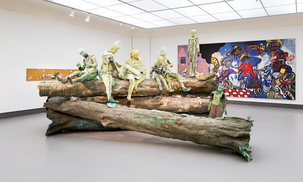 Folkert de Jong - Seht der Mench, The Shooting Lesson - Styrofoam en gekleurd polyurethaan foam - Rabo Kunstcollectie