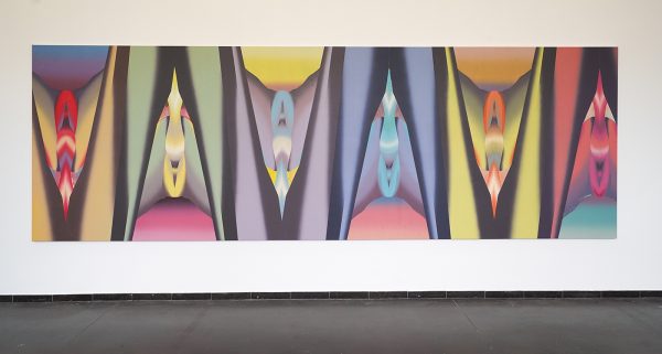 Hadassah Emmerich - Bodyscape - 600x200cm Olieverf op canvas