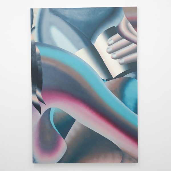 Hadassah Emmerich - Nude Reading Group I - 183x124cm Olieverf en drukinkt op doek