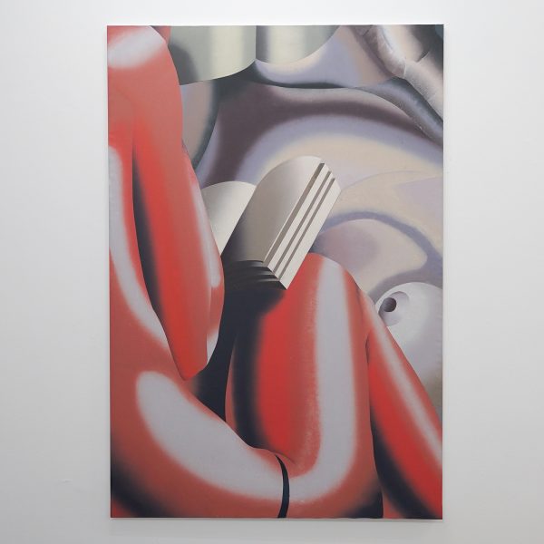 Hadassah Emmerich - Nude Reading Group II - 183x124cm Olieverf en drukinkt op doek