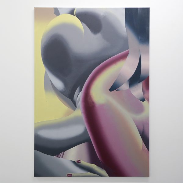 Hadassah Emmerich - Nude Reading Group III - 183x124cm Olieverf en drukinkt op doek