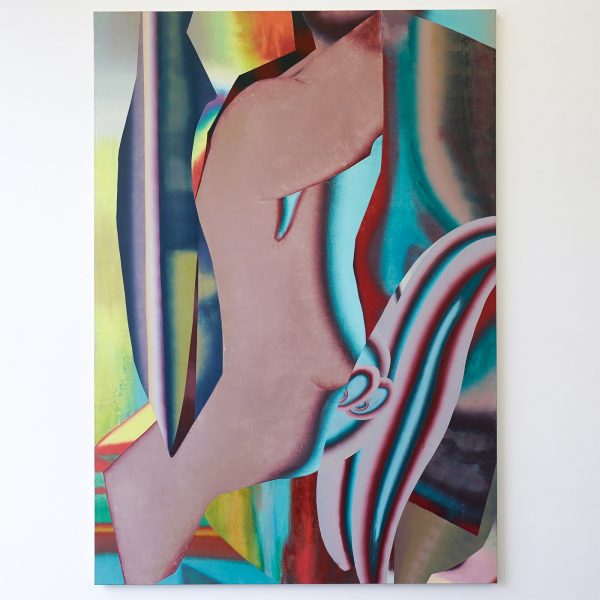 Hadassah Emmerich - Nuit Indienne - 270x190cm Olieverf en drukinkt op doek