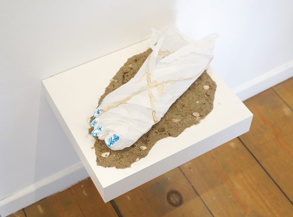 Christian Holstad - Foot - 10x30x13cm, Mixed-Media