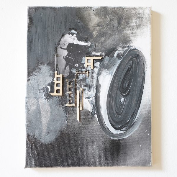 Eveline Visser - Deep Focus - 30x24cm, Mixed-Media op canvas