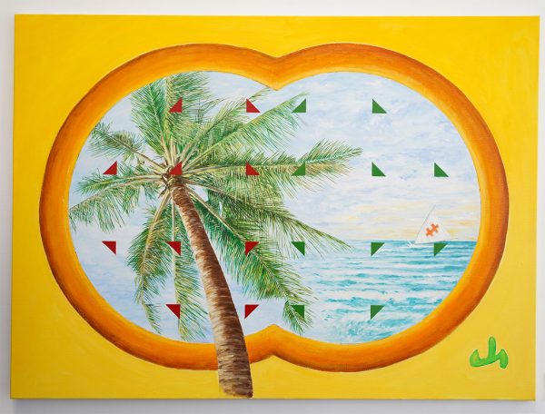 Woody van Amen - Amed Bali - 110x150cm Acrylverf op canvas