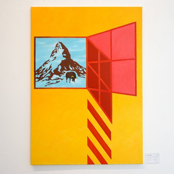 Woody van Amen - Chocolat Tobler - 120x85cm Acrylverf op canvas