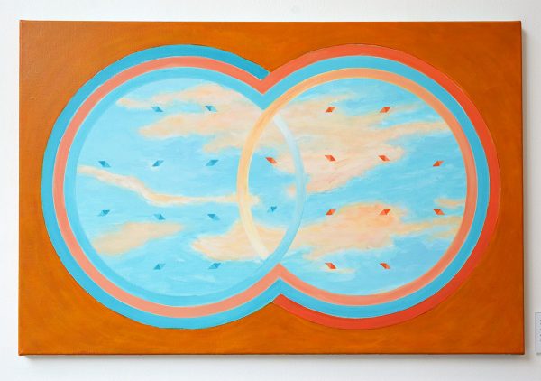 Woody van Amen - Double Fiction - 60x90cm Acrylverf op canvas