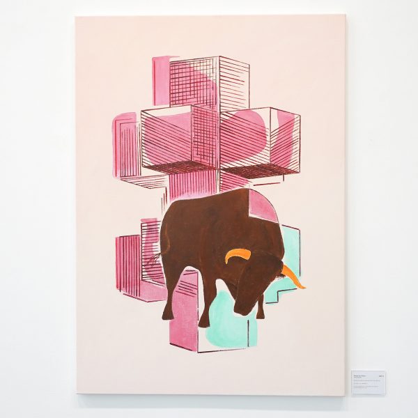 Woody van Amen - Hemelvaart - 120x85cm Acrylverf op canvas