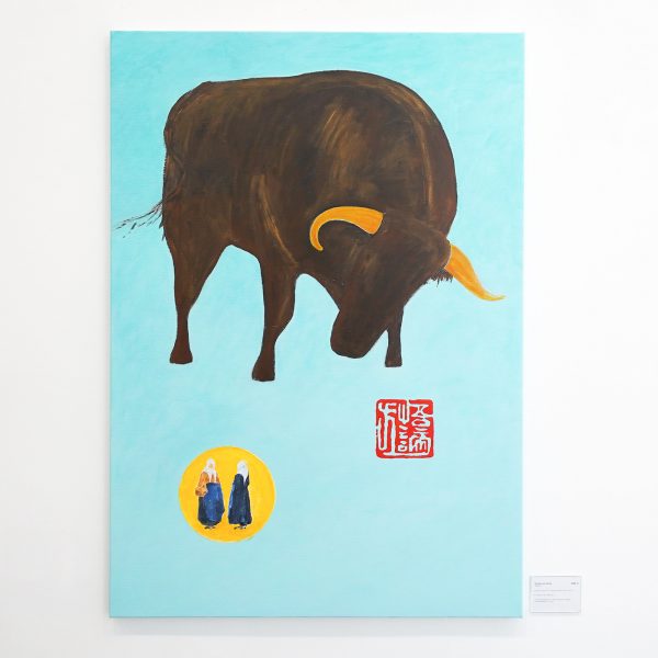 Woody van Amen - Trinity - 120x85cm Acrylverf op canvas