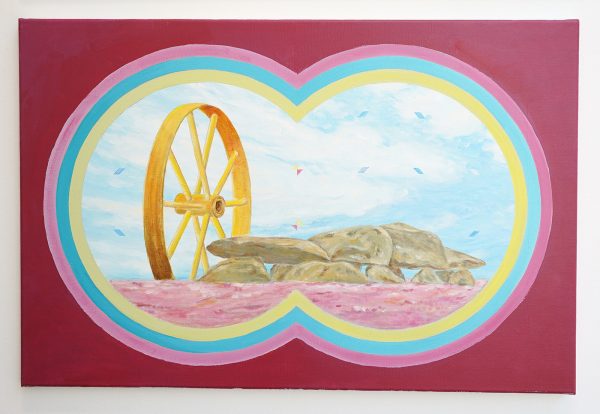 Woody van Amen - Wheel of Fortune - 60x90cm Acrylverf op canvas