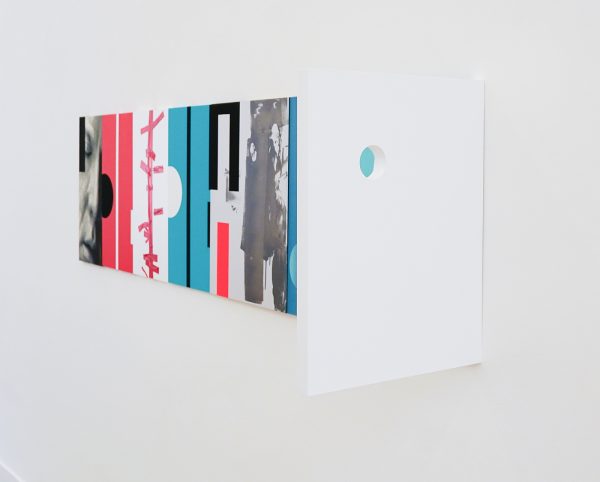 Narcisse Tordoir - Zonder Titel - 60x234x45cm Mixed media op houten paneel (detail)