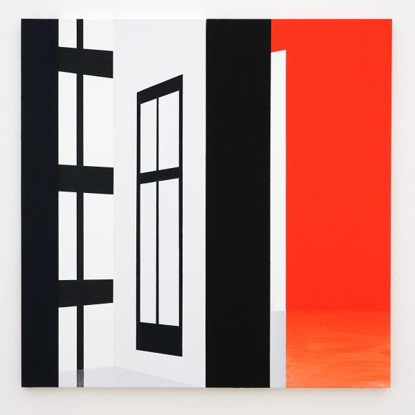 Narcisse Tordoir - Zonder Titel - 60x60x1,5cm Mixed media op houten paneel