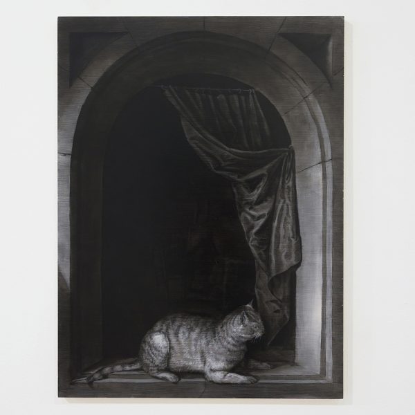 Niek Hendrix - Study of a Window (Gerrit Dou) - 68x51cm Olieverf en potlood op paneel