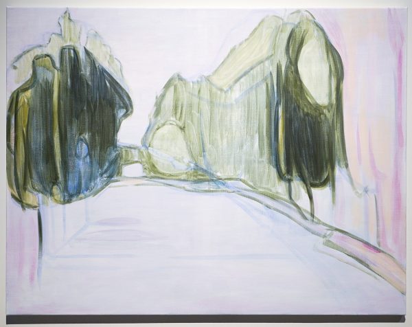 Peter Kantelberg - De laan uit 2 - Olieverf en bijenwas op linnen