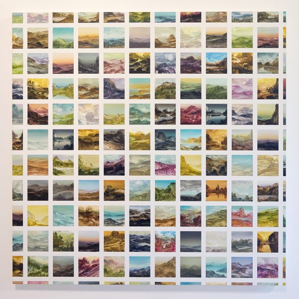 Stefan Peters - Untitled (Chronicles) - 150x150cm Acrylverf op paneel