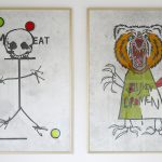 Jo de Smedt - Trench Art - 80x60cm Grafiet en kleurpotlood op papier