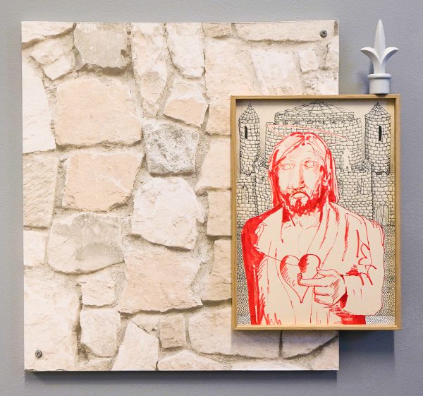 Tom Poelmans - De Verlosser - 29,7x21cm Pen op papier