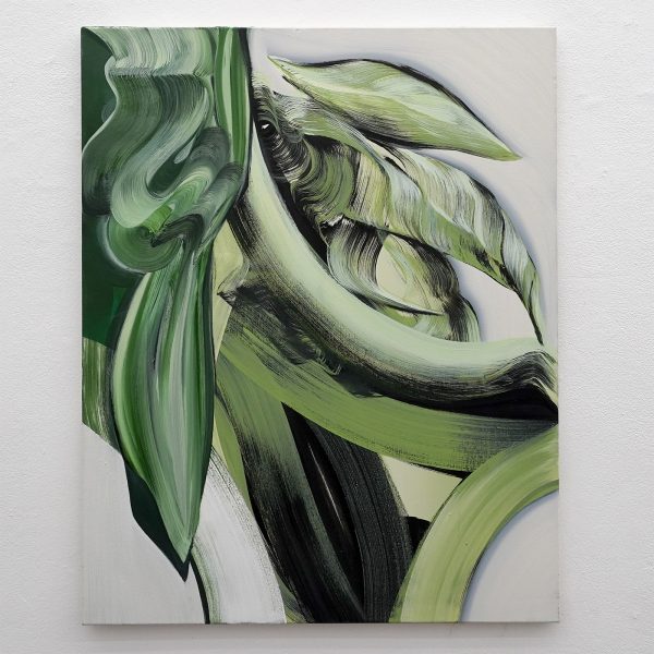 Janine van Oene - Butchers Broom - 100x80cm Olieverf op canvas