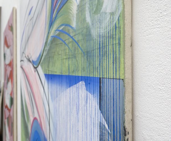 Janine van Oene - Frillis - 200x150cm, Olieverf op canvas (detail)