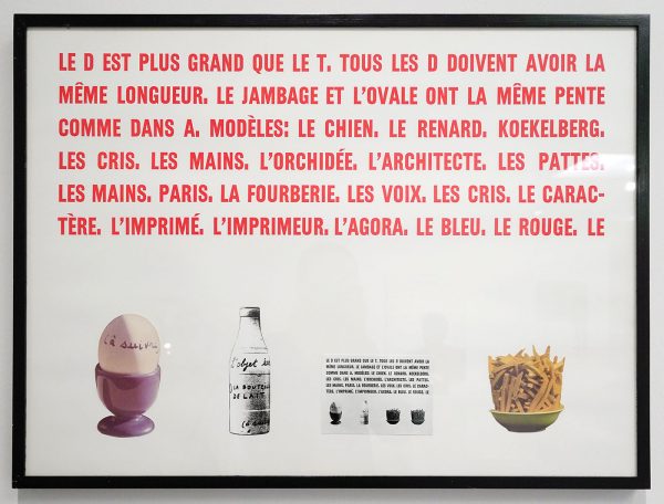 Marcel Broodthaers - Le Corbeau et le Renard - Mixed media (detail)