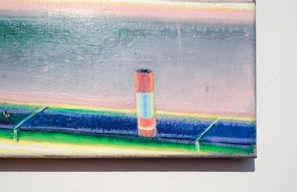 Michael Kirkham - Black Mirror - 80x60cm Ina van Zyl - Rumour - 110x80cm Olieverf op linnen (detail)