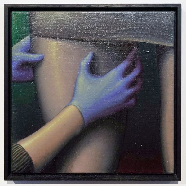 Michael Kirkham - Security - 40x40cm, Olieverf op linnen