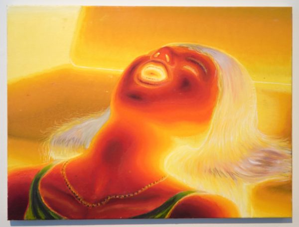 Michael Kirkham - Untitled - 60x80cm Michael Kirkham - Black Mirror - 80x60cm Olieverf op linnen