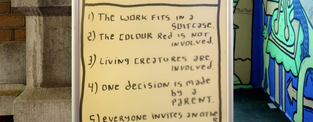 In de beperkingen toont zich de meester. Deze groep koos onder leiderschap van Lieven Segers vijf obstructies Deze tentoonstelling is nog tot en met 22 maart te zien bij KunstpodiumT [&hellip;]