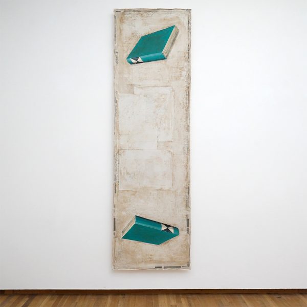 Mark Manders - Falling Dictionaries - Acrylverf en offsetdruk op papier en hout