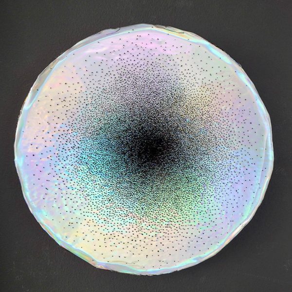 Annemarie Slobbe - Zonder Titel - 19cm Folie, inkt en epoxy