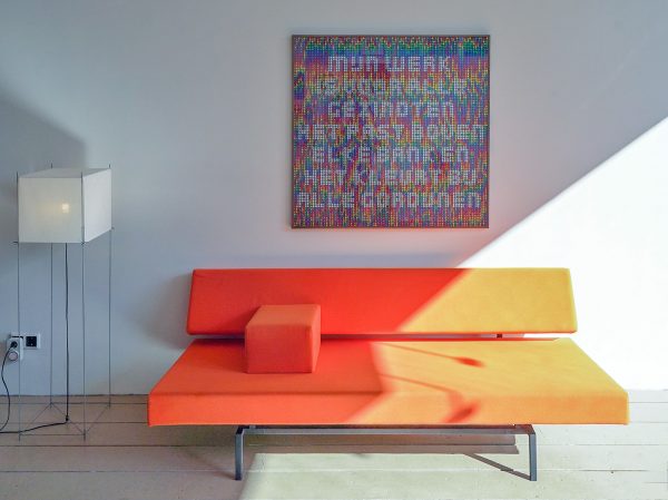 Carel Blotkamp - Mijn werk I - 100x102cm, Pailetten op foamboard