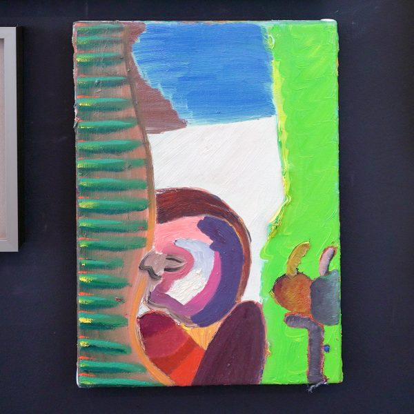 Julius Stibbe - Boy with Cherries - 35x25cm Olieverf op doek