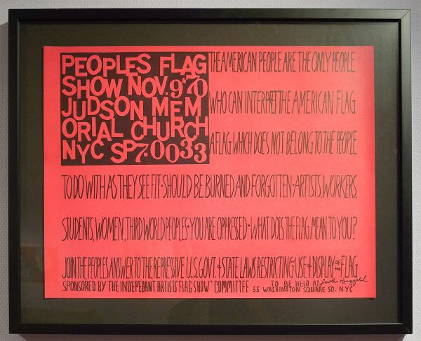 Faith Ringgold - The People's Flag Show - 46x61cm, Offset print, 1970