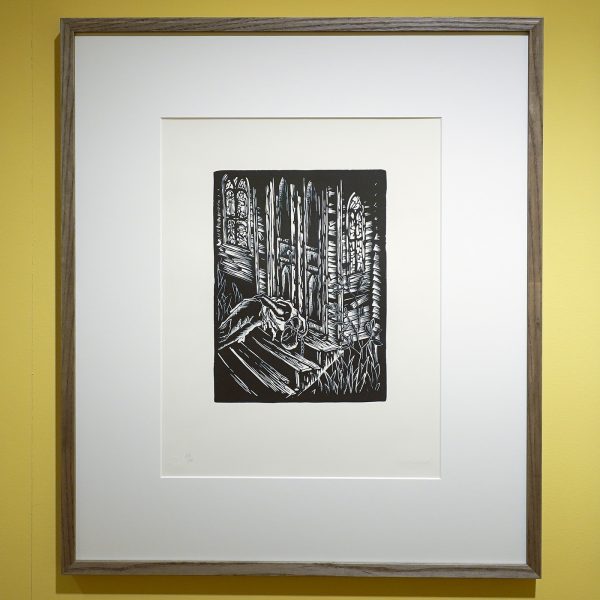 Hale Woodruff - By Parties Unknown - 49x38cm, Linoleumsnede op geweven papier, 1931-1946