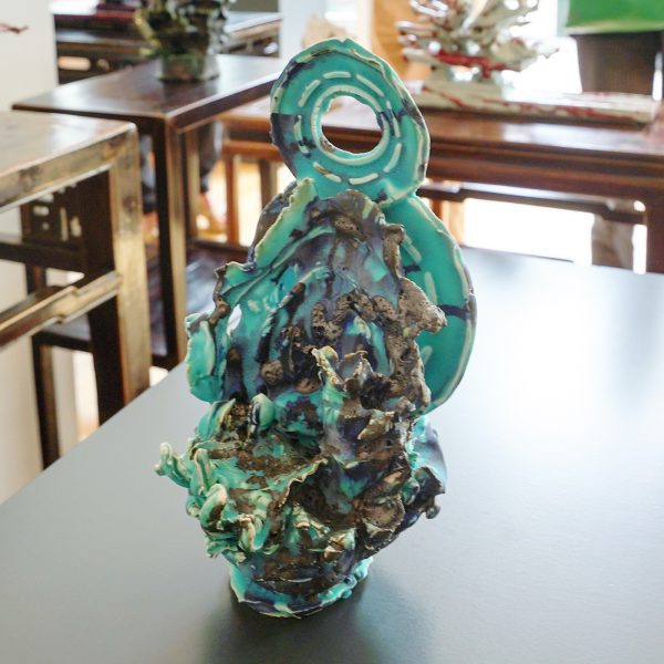 Heringa van Kalsbeek - Silver Moon - 39x19x18cm, Porselein