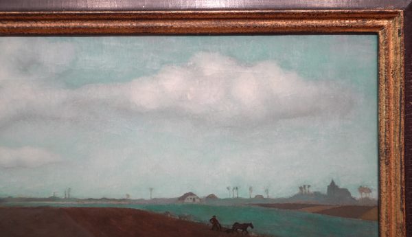 Jan Mankes - Bouwland - Olieverf op doek, 1917 (detail)