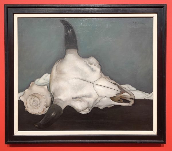 Jan Mankes - Stilleven met buffelschedel - Olieverf op doek, 1918