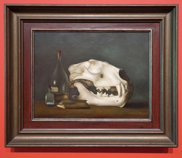 Jan Mankes - Stilleven met tijgerschedel - Olieverf op doek, 1917