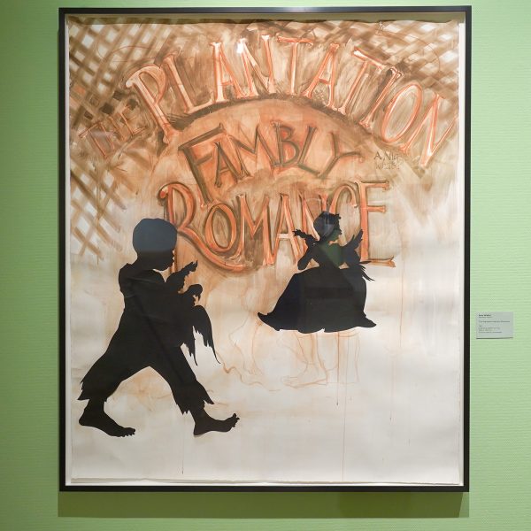 Kara Walker - The Plantation Fambly Romance - 182x153cm Potlood op papier en cut-out, 1997