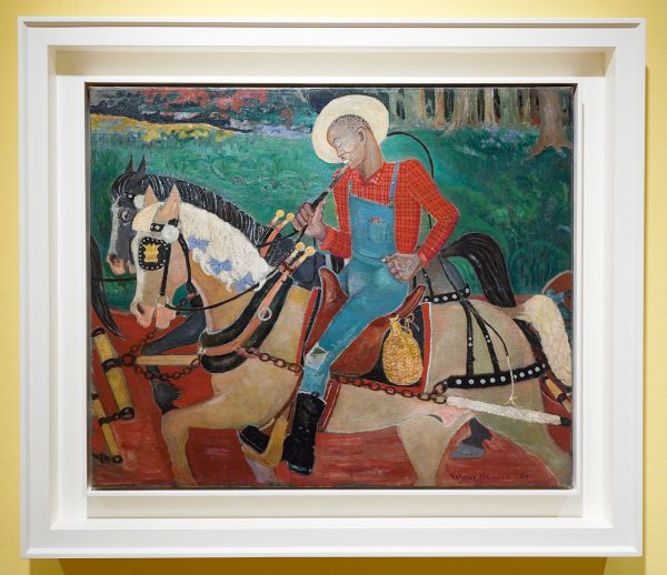 Palmer Hayden - Singing Teamster - 61x51cm Olieverf op doek, 1955