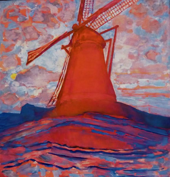 Piet Mondriaan - Windmolen te Blaricum - 100x94,5cm Olieverf op doek 1917 Stedelijk Museum Amsterdam (1)