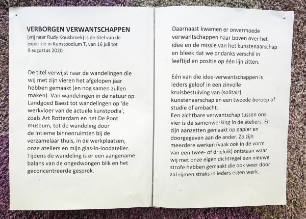 Verborgen Verwantschappen Overzicht tekst