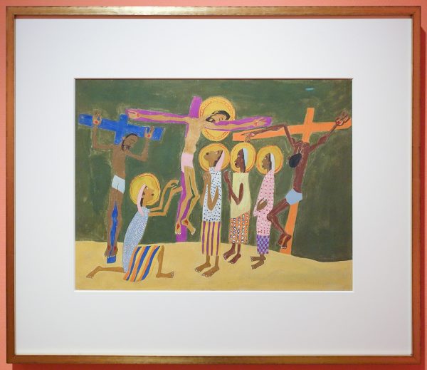 William H Johnson - Mount Calvary - 70x82cm, Gouache op papier, 1944