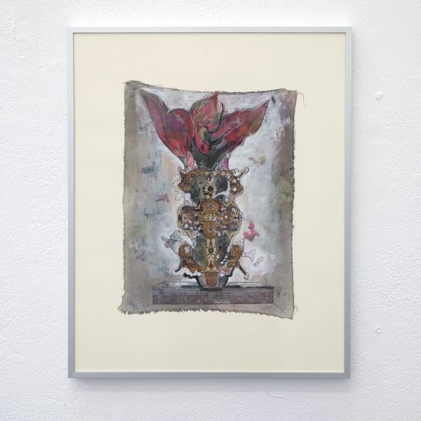 Claudia Volders - Middeleeuwse Bloem - 25x32cm