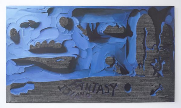 Henry Byrne - Fantasy Island - 110x200cm Olieverf op canvas