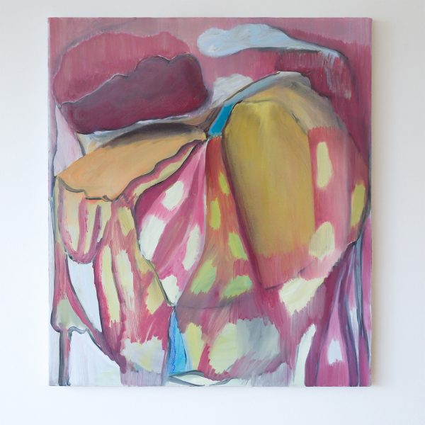 Rezi van Lankveld - Pink Cloud - 55x48cm Olieverf op canvas