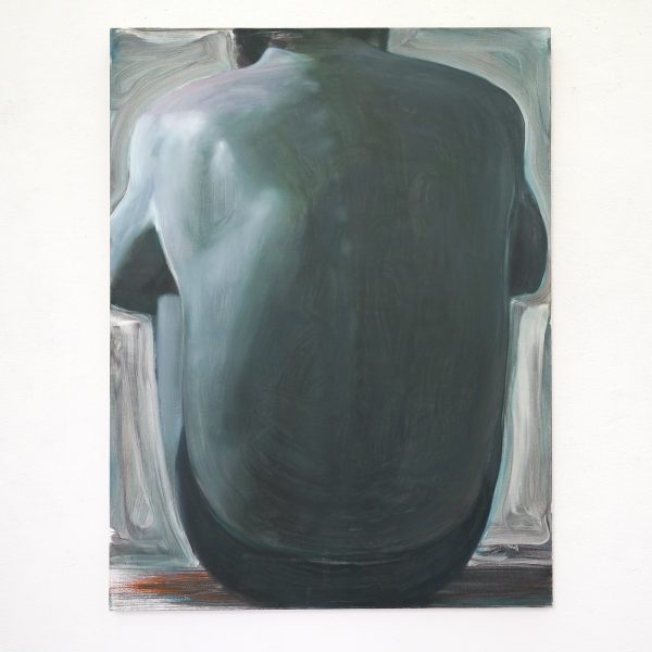 Sander van Deurzen - Ruckenfigur - 170x130cm Acrylverf en olieverf op canvas