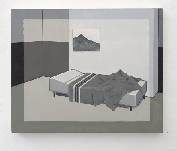Ton Kraayeveld - Retreat Room - 45x55cm Olieverf op doek